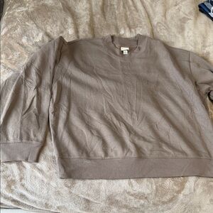 a new day Men's Crewneck Sweater in Taupe Gray